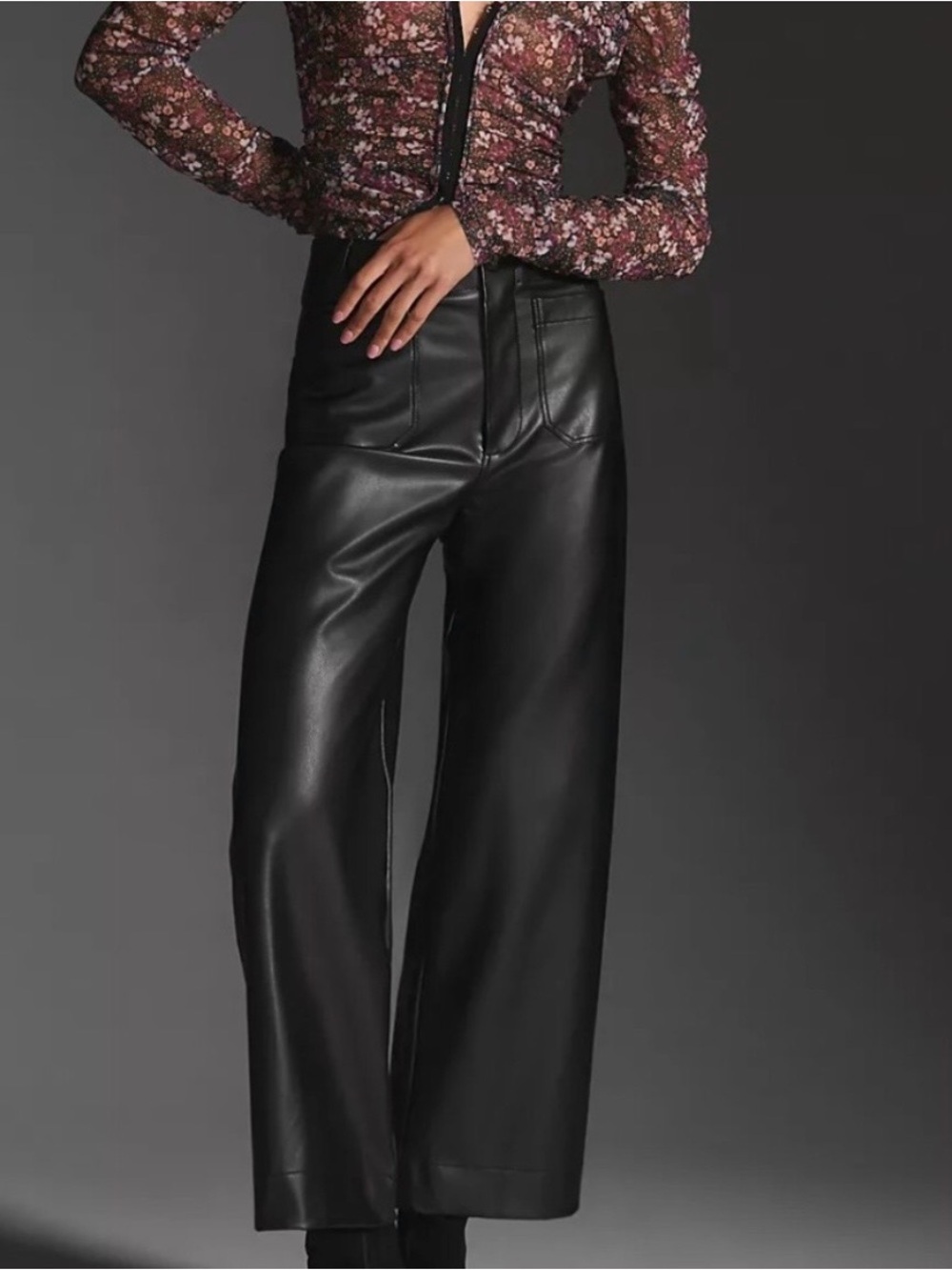 ** New with Tags - Anthropologie MAEVE
THE COLETTE FAUX
LEATHER PANTS